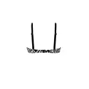 Amoena - Salta Bikinitop, Black/Off-White