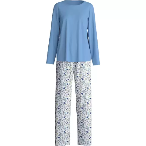 Flower Nights Pyjamas, Riviera Blue