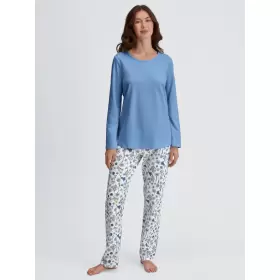 Flower Nights Pyjamas, Riviera Blue
