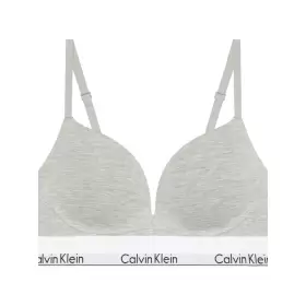 Push-Up Plunge Bralette, Grey Heather