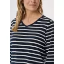 Schiesser - Natkjole Lang Ærme, Nightblue