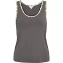 Wiki - Bamboo Top og Shorts Sæt, Mocca/Kiwi Stripe Wiki - Bamboo Top og Shorts Sæt, Mocca/Kiwi Stripe