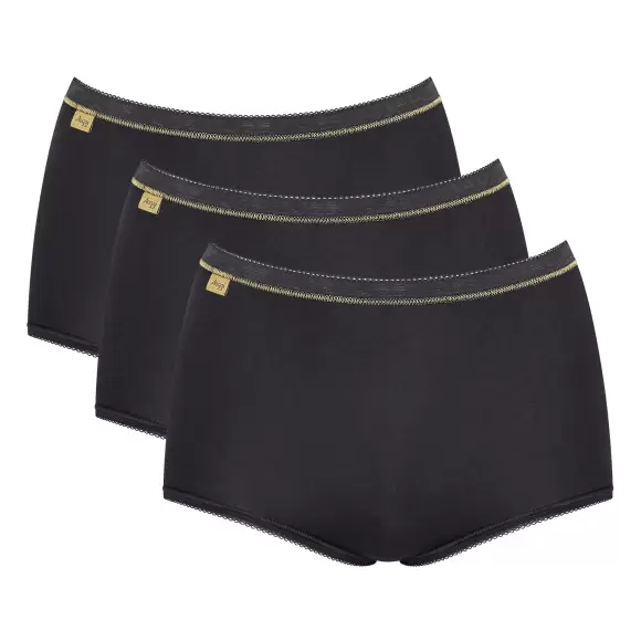 Sloggi - 3-Pack Basic Gold H Maxi, Sort