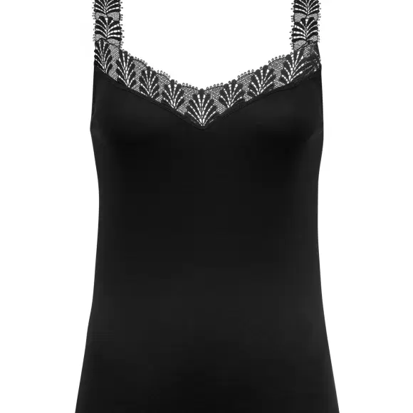 Mey - Emotion Top Bred Strop Med Blonde, Sort Mey - Emotion Top Bred Strop Med Blonde, Sort