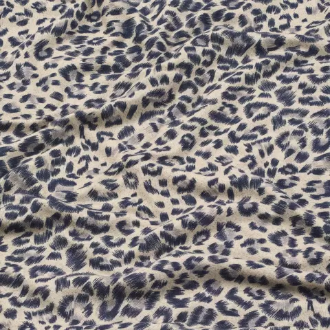 Bambus Natkjole, Leo Print