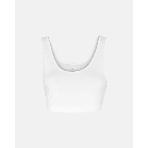 Bambus Bh Top, Hvid