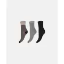 Decoy - 3-Pak Ankelstrømper, Multicolor