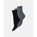 Decoy - 3-Pak Bambus Ankelstrømper, Multicolor