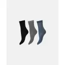 Decoy - 3-Pak Bambus Ankelstrømper, Multicolor