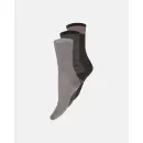 Decoy - 3-Pak Bambus Ankelstrømper, Multicolor