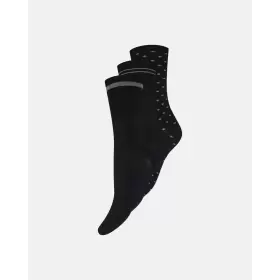 3-Pak Bambus Ankelstrømper, Multicolor