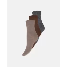 3-Pak Uldstrømper, Multicolor