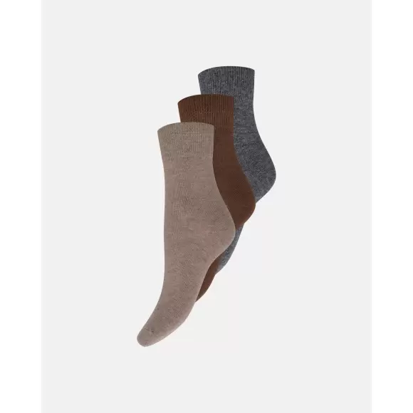 Decoy - 3-Pak Uldstrømper, Multicolor