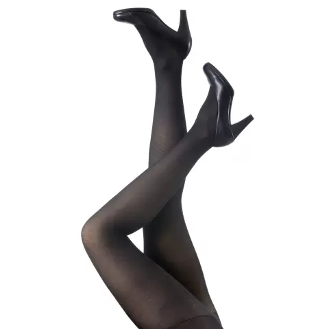 Glimmer Strømpebuks, Sølv/Sort