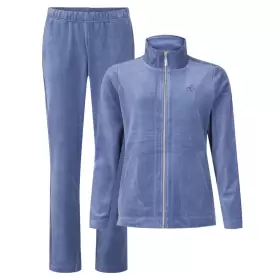 Joggingsæt Velour, Blue Indigo