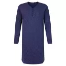 Brandtex - Natkjole Lang Ærme, Evening Blue