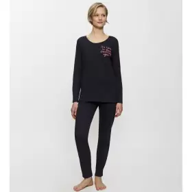 Pyjamas Lang Ærme, Sort