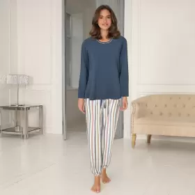 Bamboo Flannel Pyjamas, Denim Blue Bamboo Flannel Pyjamas, Denim Blue