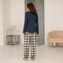 Wiki - Cotton Flannel Pyjamas, Navy Wiki - Cotton Flannel Pyjamas, Navy