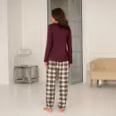 Wiki - Cotton Flannel Pyjamas, Plum Wiki - Cotton Flannel Pyjamas, Plum