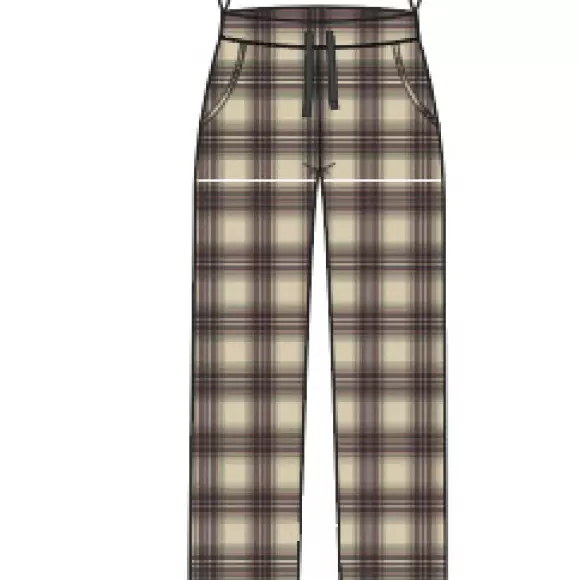 Lady Avenue - Cotton Flannel Buks, Plum/Vintage Lady Avenue - Cotton Flannel Buks, Plum/Vintage