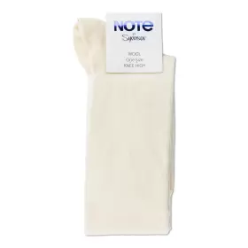Knæstrømpe Uld, Off-White Knæstrømpe Uld, Off-White