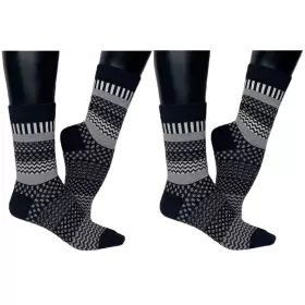 Uld Ankelstrømpe, Sort Uld Ankelstrømpe, Sort