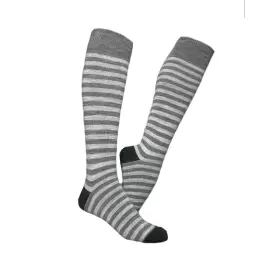 Alpakauld Knæstrømpe, Lysegrå/Mellemgrå Alpakauld Knæstrømpe, Lysegrå/Mellemgrå