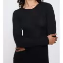 Triumph - Beauty Layers Langærmet Uld, Black