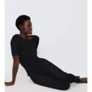 Triumph - Beauty Layers T-Shirt Uld, Black Triumph - Beauty Layers T-Shirt Uld, Black