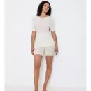 Triumph - Beauty Layers T-Shirt Uld, Ecru White Triumph - Beauty Layers T-Shirt Uld, Ecru White