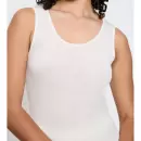 Triumph - Beauty Layers Brede Stropper Uld, Ecru White