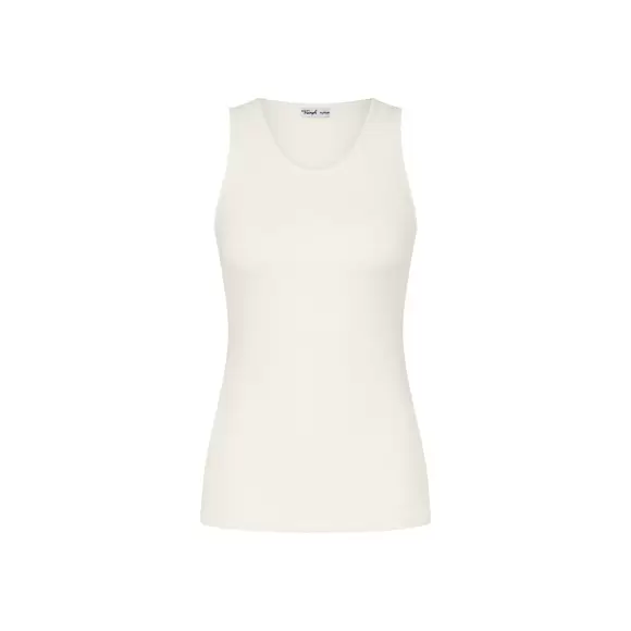 Triumph - Beauty Layers Brede Stropper Uld, Ecru White