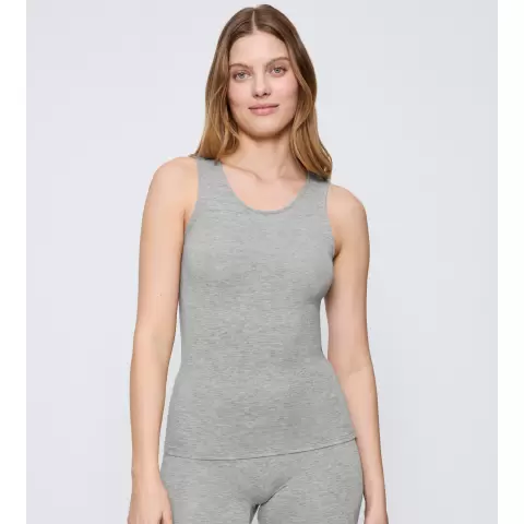 Beauty Layers Brede Stropper Uld, Medium Grey