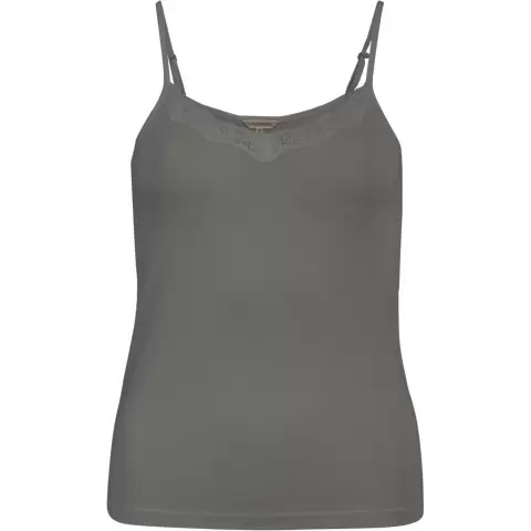 Silke Top Med Blonde, Stone