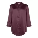 Lady Avenue - Pure Silk Natskjorte, Italian Plum Lady Avenue - Pure Silk Natskjorte, Italian Plum