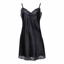 Lady Avenue - Pure Silk Natkjole, Black