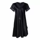 Wiki - Pure Silk Natkjole, Black