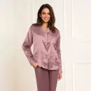 Lady Avenue - Satin Pyjamas, Winter Rose Lady Avenue - Satin Pyjamas, Winter Rose