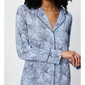 Natkjole, Light Blue Combination