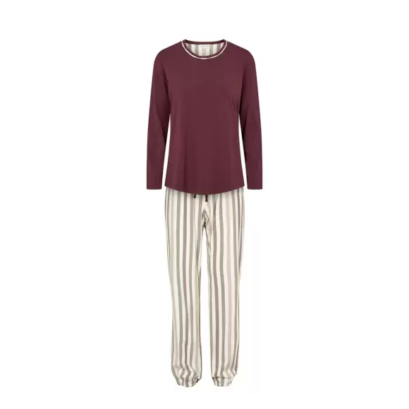 Lady Avenue - Bamboo Flannel Pyjamas, Plum Lady Avenue - Bamboo Flannel Pyjamas, Plum