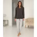 Wiki - Bamboo Flannel Pyjamas, Chocolate