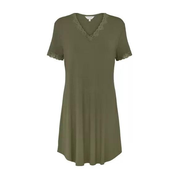 Wiki - Bamboo Natkjole Kort Ærme, Forrest