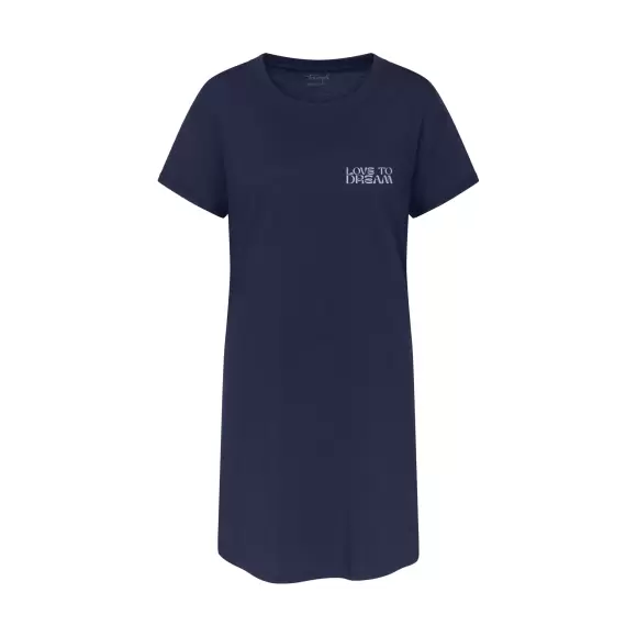 Triumph - Natkjole Kort Ærme, New Navy Triumph - Natkjole Kort Ærme, New Navy