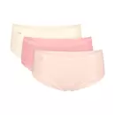 Sloggi - Basic+ Midi 3-Pack, Red/Yellow