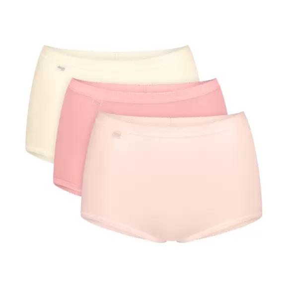 Sloggi - Basic+ Maxi 3-Pack, Red/Yellow