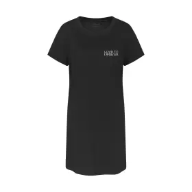 Natkjole Kort Ærme, Black