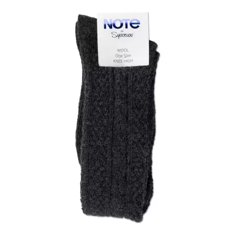 Knee-High Wool, Antracite Knee-High Wool, Antracite