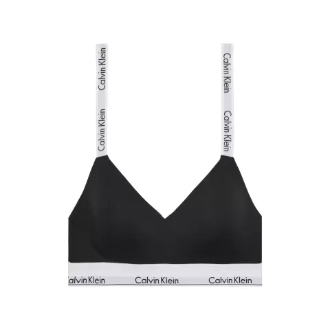Lightly Lined Bralette, Black