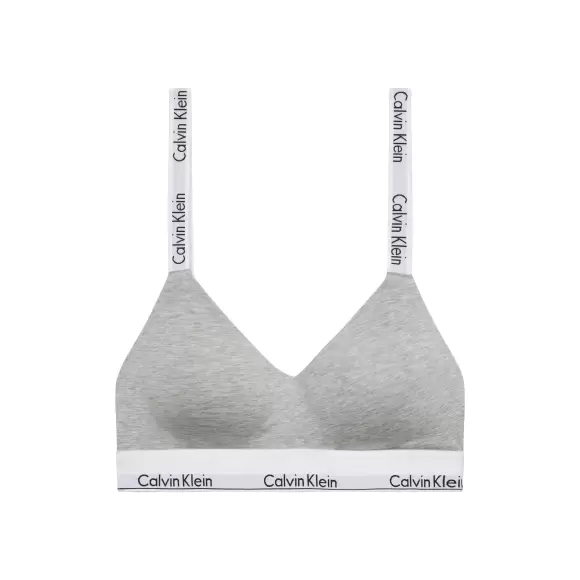 Calvin Klein - Lightly Lined Bralette, Grey Heather